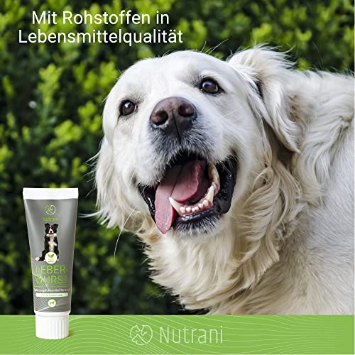 Hundeleberwurst Nutrani Leberwurst Hunde Tube 3 x 75g