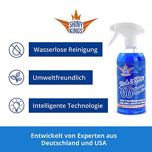 Motorradreiniger Shinykings Wash&Shine 66 WASSERLOSER Motorrad