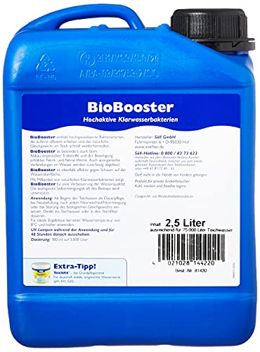 Teichbakterien Söll 81430 BioBooster für klares Wasser rein