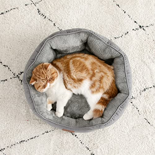 Katzenbett Bedsure waschbar Katzen Bettchen – 51x48x15cm Katzen Bett