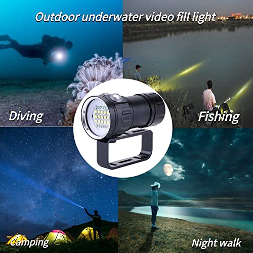 Tauchlampe Akozon Underwater Flashlight