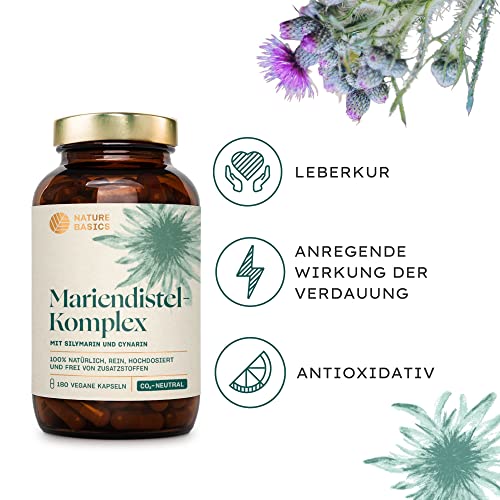 Mariendistel-Kapseln Nature Basics Mariendistel Komplex Kapseln