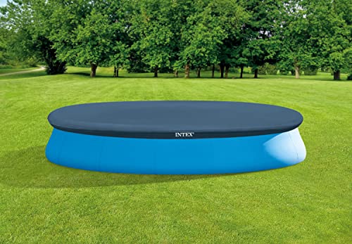 Poolabdeckung rund Intex 12-58920 Abdeckplane für Easy-Pool