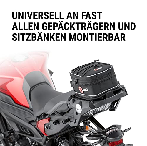 Hecktasche Motorrad QBAG Tasche mit Spanngummis, 3,5-6 Liter