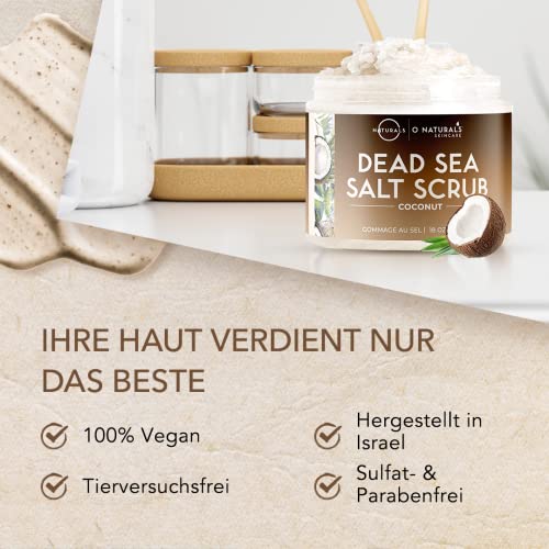 Peeling O NATURALS Körper Salt Body Scrub Gesicht Körper