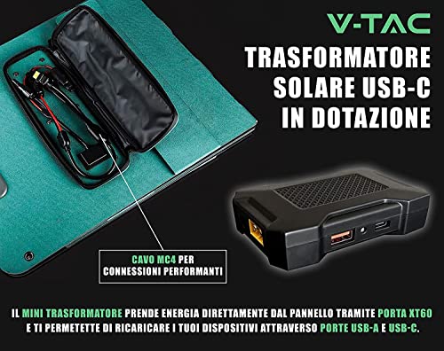 Mobile Solaranlage ZONE LED 120W Faltbares Solarpanel