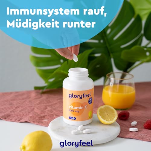 Vitamin C gloryfeel 1.000mg Immun-Support, hochdosiert