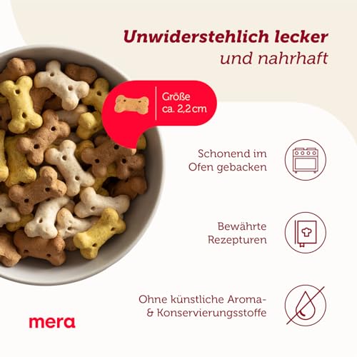 Leckerli für Welpen MERA Bakery Puppy Knochen Mix (10kg)