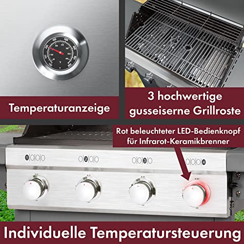 Gasgrill 4 Brenner ProfiCook ® Gasgrill 4-Brenner