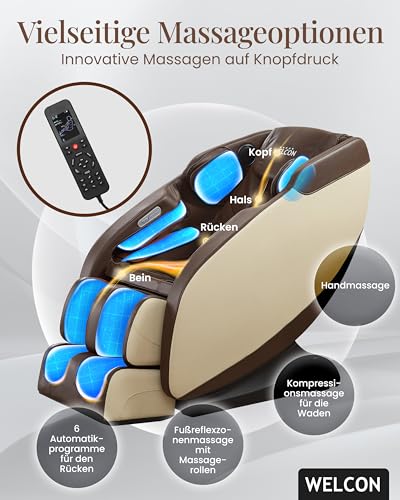 Shiatsu-Massagesessel WELCON Prestige II Luxus Massagesessel