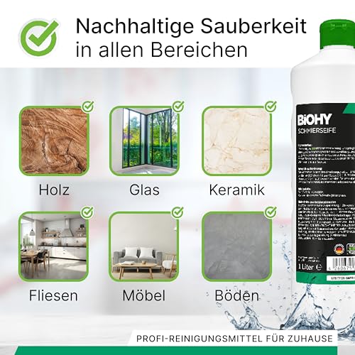 Schmierseife BIOHY (1l Flasche) Bio Fußbodenreiniger