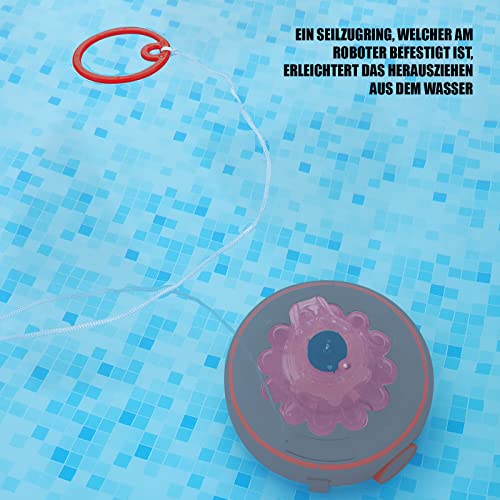 Poolroboter Mauk ® Pool Bodenreinigung Robotersauger | Li-Ion Akku