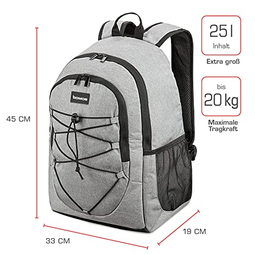 Kühlrucksack bomoe 25L, Outdoor Rucksack mit 16h Kühlfunktion