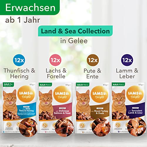 IAMS-Katzenfutter Iams Delights Land & Sea Collection