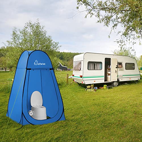 Duschzelt Wolfwise Pop up Toilettenzelt Umkleidezelt, Camping Outdoor