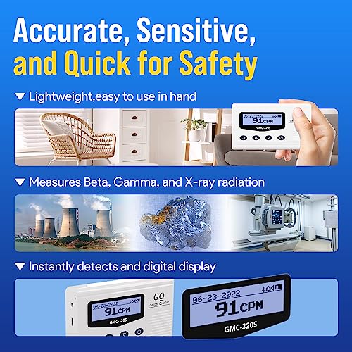 Geigerzähler GQ GMC-320S Digital Nuclear Radiation Detector Monitor