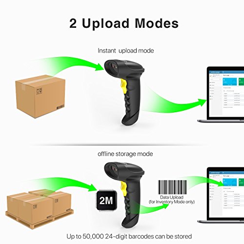 2D-Barcode-Scanner Inateck Barcode Scanner 2D Bluetooth