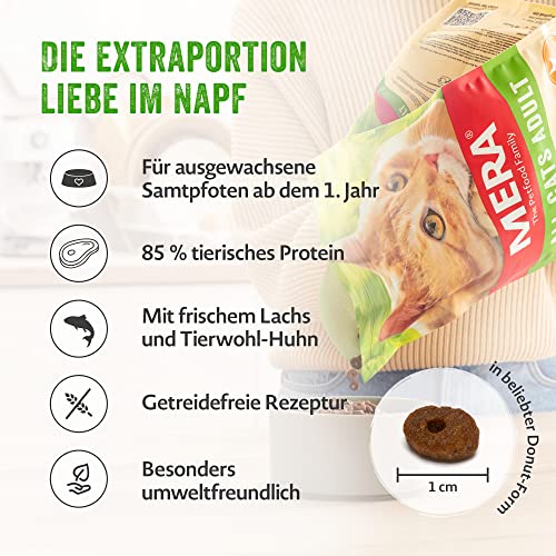 Mera-Katzenfutter MERA Cats Lachs (2kg), getreidefrei