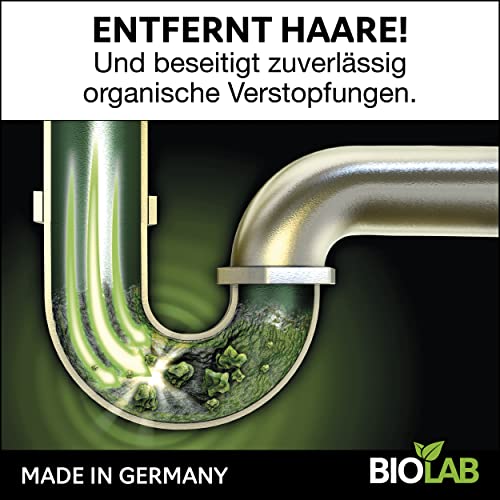 Bio-Abflussreiniger BIOLAB Abflussreiniger (1000 ml) Rohrreiniger