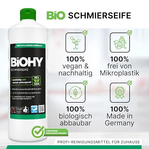 Schmierseife BIOHY (1l Flasche) Bio Fußbodenreiniger