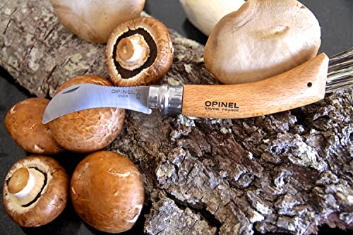 Pilzmesser Opinel O001252 braun, naturfarben