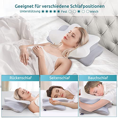 Nackenstützkissen DONAMA Memory Foam Kissen Kopfkissen