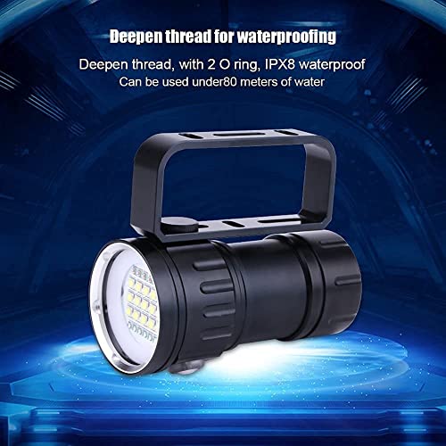 Tauchlampe Akozon Underwater Flashlight