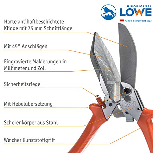 Gehrungsschere Original LÖWE 3.304/HÜ mit Hebelübersetzung