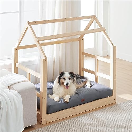 Hundebett Bedsure Hundekissen waschbar – 110×89 cm