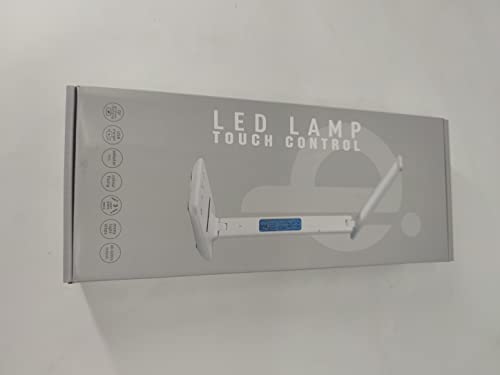 Schreibtischlampe LAOPAO LED Dimmable mit Uhr Desk Lamp