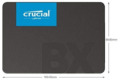 SSD-Festplatte Crucial BX500 1TB 3D NAND SATA 2,5 Zoll Intern