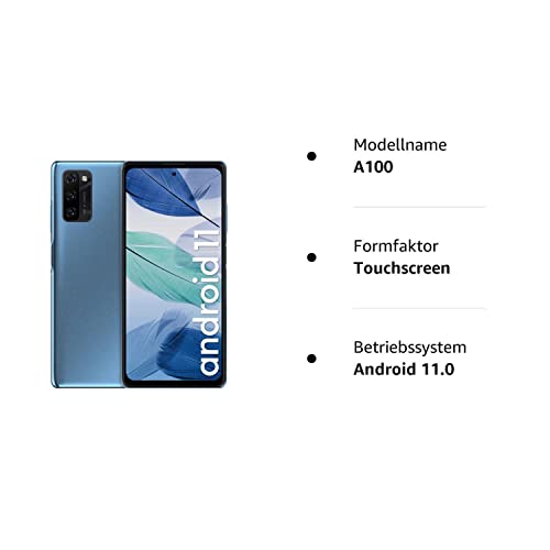 Smartphone 128GB Blackview A100 Android 11, ohne Vertrag
