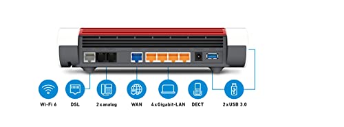 WiFi-6-Router AVM FRITZ!Box 7590 AX, Wi-Fi 6 Router