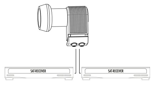 Twin-LNB SCHWAIGER 289 Twin LNB Low Noise Blockconverter