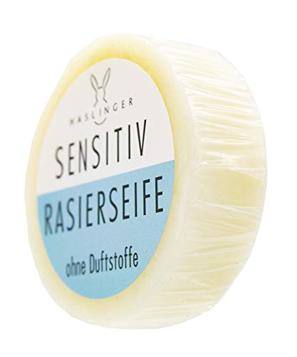 Rasiercreme Haslinger Rasierseife Sensitiv, 60g, in der Dose