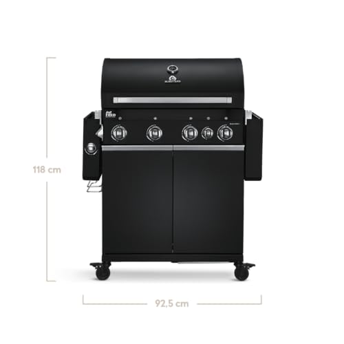 Gasgrill mit Seitenbrenner BURNHARD 4-Brenner Gasgrill Big FRED