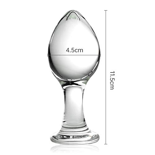 Analdusche SXOVO Glas Dildo Buttplug Trainer, G-Punkt Stimulator