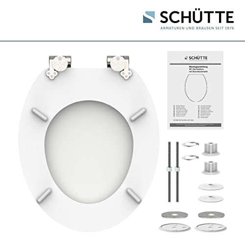 WC-Sitz mit Absenkautomatik Schütte SCHÜTTE aus Holz