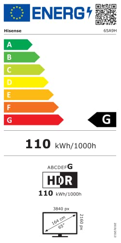 OLED 65 Zoll Hisense 65A9H OLED 164cm (65 Zoll) Fernseher