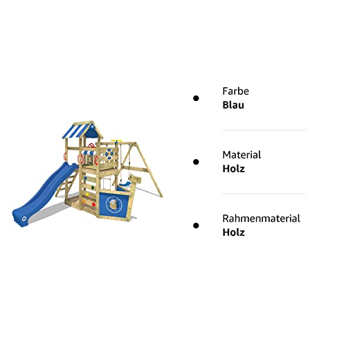 Spielturm Wickey Klettergerüst SeaFlyer mit Schaukel