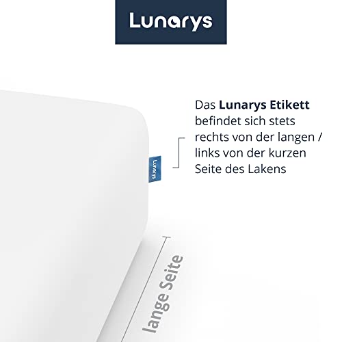 Spannbettlaken (180 x 200) Lunarys ® SleepRoyal Luxus