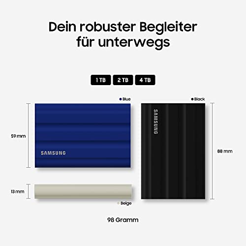 Samsung-SSD Samsung Portable SSD T7 Shield, 2 TB