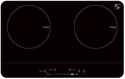 Induktionskochfeld (2 Platten) K&H ® Doppel SLIM SLIDER