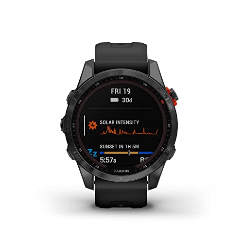 Outdoor-Uhr Garmin Fenix 7S Solar, Abenteuer-Smartwatch