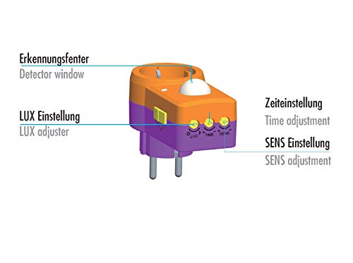 Bewegungsmelder (Steckdose) conecto Infrarot Bewegungsmelder