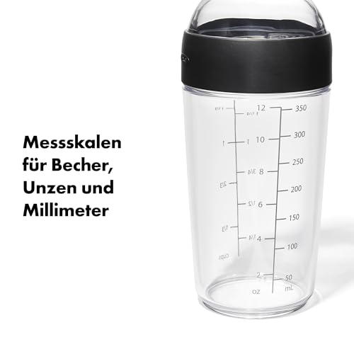 Dressing-Shaker OXO Good Grips Salat groß, 350 ml, schwarz