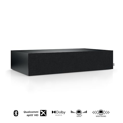 Soundbar für TV Geräte Nubert nuBoxx AS-225 max | Schwarze Soundbar