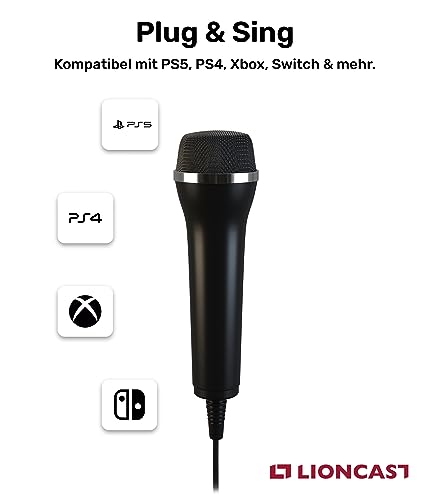 PC-Mikrofon Lioncast ® USB Mikrofon 2er Set für PS5 / PS4, PC