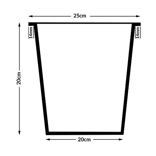 Pflanzkübel Casaria ® Blumenkasten 3 Innentöpfe Polyrattan