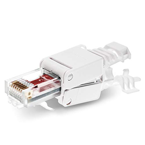 RJ45-Stecker UC-Express 10x Netzwerkstecker werkzeuglos RJ45